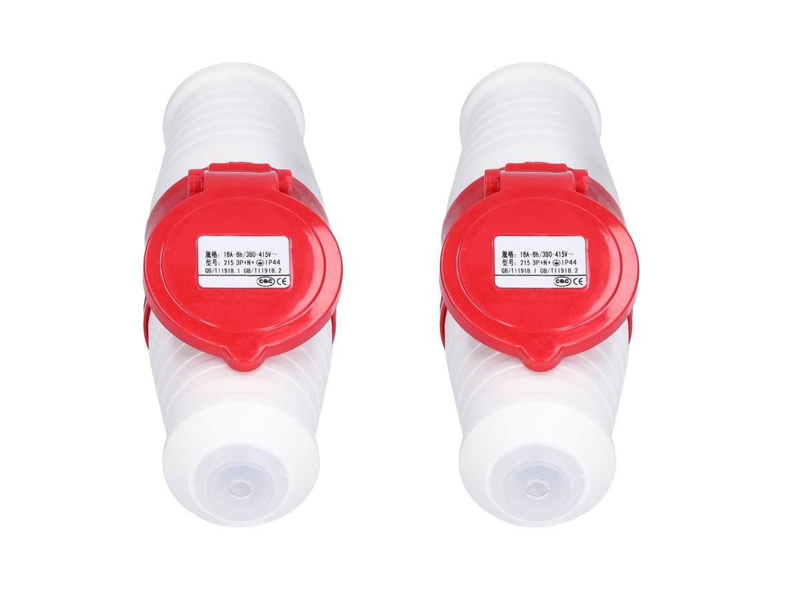 Laxiscreed Conectores De Tomada Industrial 5p, Trifásicos E Duráveis Para Uso Profissional