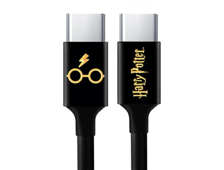 Cabo Tipo C Para Cabo Tipo C Logótipo Do Harry Potter E Óculos 1m Ert Group