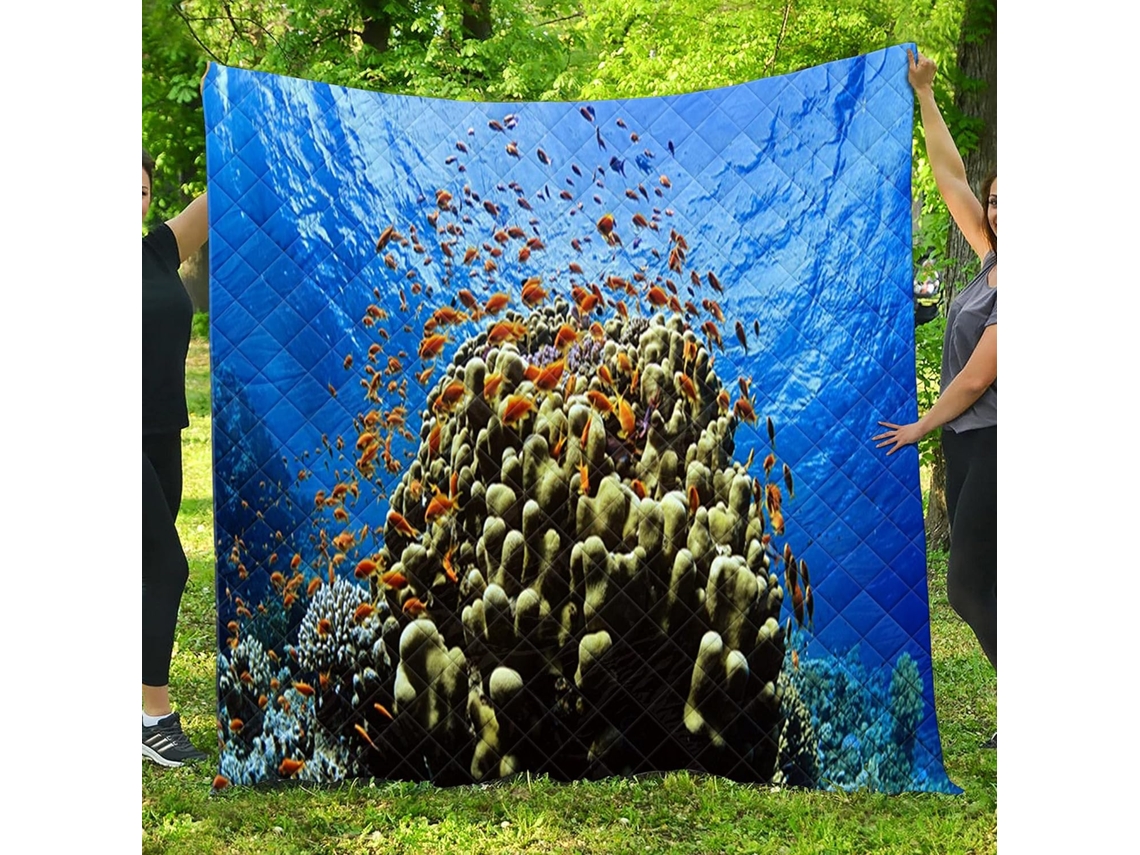 Colcha Acolchoada Fansu Capa de Cama com Estampa Ar Condicionado Conjunto Roupa para Sofá Crianças e Adultos 2