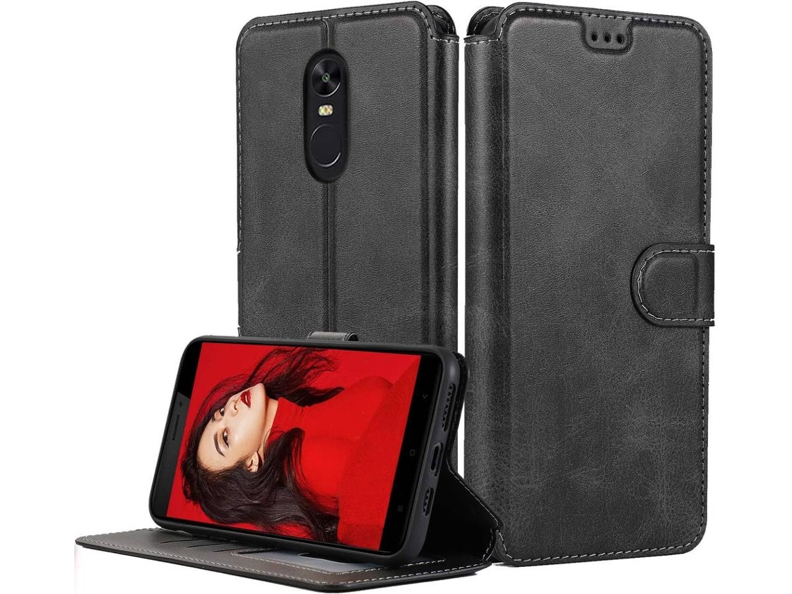 Capa Xiaomi Redmi Note 4X HONGWE. Livro Preto