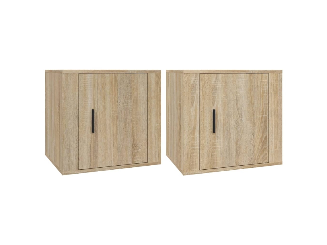 Conjunto de mesas de cabeceira 50x39x47 cm Cor Carvalho Sonoma MAISON EXCLUSIVE