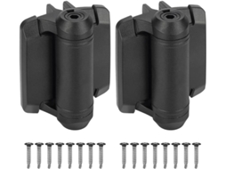 Dobradiças Ajustáveis Para Portão De Piscina Com Pés Alinhamento, 2 Peças, Dobradiças De Fechamento Automático Com