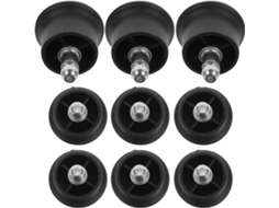 Pés Fixos De Encaixe Para Cadeiras E Móveis, 10 Peças, Abs Metal,