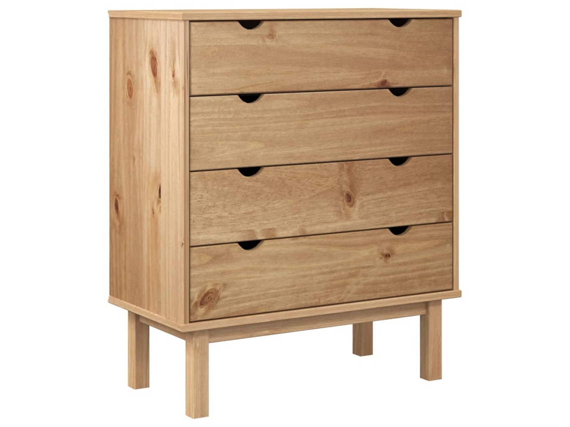 Drawer Cabinet, Drawer Cabinets Vidaxl Marrom Madeira De Pinho (n/a)