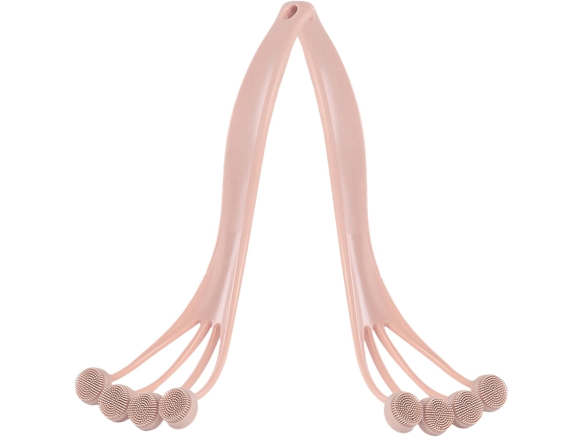 Lurelia Pack De 2 Escovas De Silicone Para Costas E Corpo, Silicone Macio, Cabo Longo E Com Argola, Uso Diário Confortável