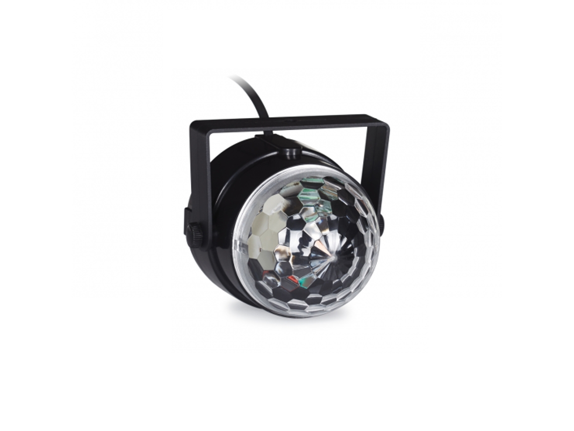 Mini Semi Esfera 3 Leds Rgb Com Raios Moveis