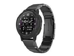 Lurelia Pulseira Preta, Compatível Com Garmin Instinct Crossover Solar 22 Mm