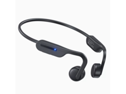 Fones Ouvido Condução Óssea Bluetooth 6.0, Orelha Aberta C/ Microfone, 10h Reprodução, Ipx6 P/ Esportes (preto)