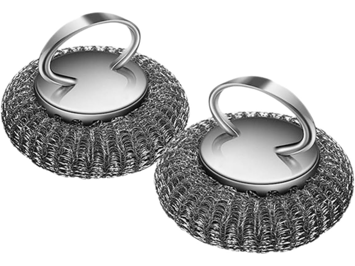 Conjunto De 2 Esponjas Aço Inoxidável Para Limpeza Pratos, Panelas,