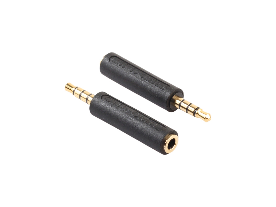 2 adaptadores de áudio para fone OMTP com conversor 3,5 mm AQUAFORGE