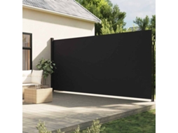 Vidaxl Toldo Lateral Retrátil 200x600 Cm Preto