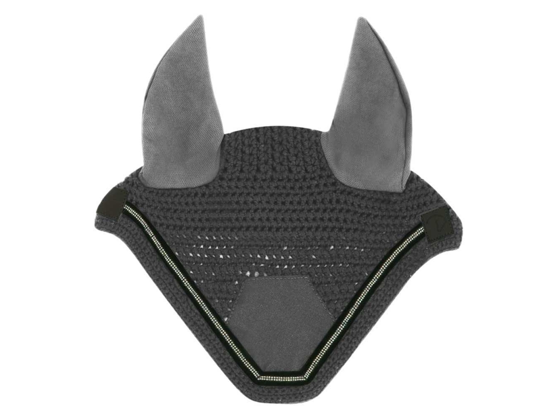 Ear Bonnet Domino Cinzento Fullequitheme