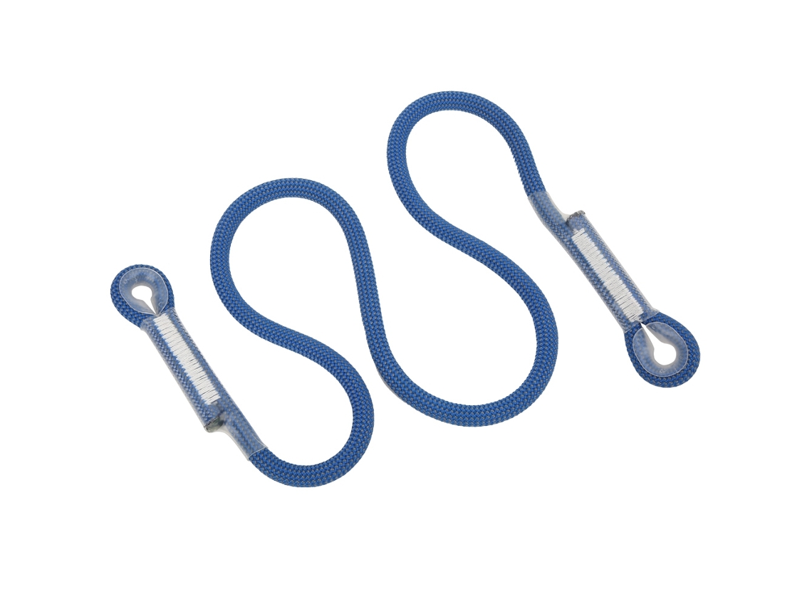 Corda De Escalada De Rocha 120cm Azul Para Resgate E Treinamento Outdoor Com Proteção
