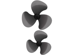 Conjunto De 2 Pás Para Ventilador, Pás De Fácil Substituição Para Ventilador De Pedestal.