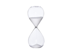Ampulheta Redonda De Vidro Personalizada 5/30/ 60 Minutos, Ferramenta De Gerenciamento Tempo Cjy Branca, 5 Minutos