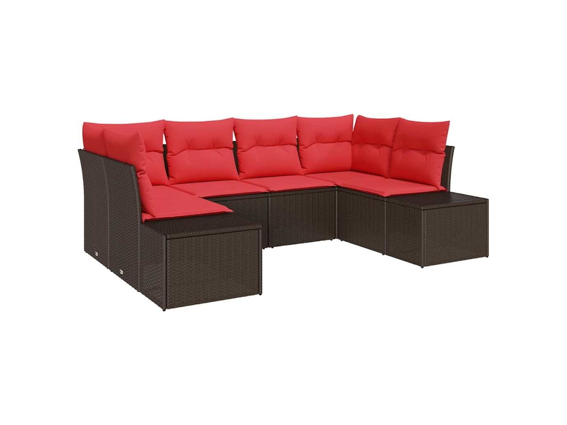 Maison Exclusive - Conjunto De Sofá De Jardim 6 Unidades 6-número De Lugares