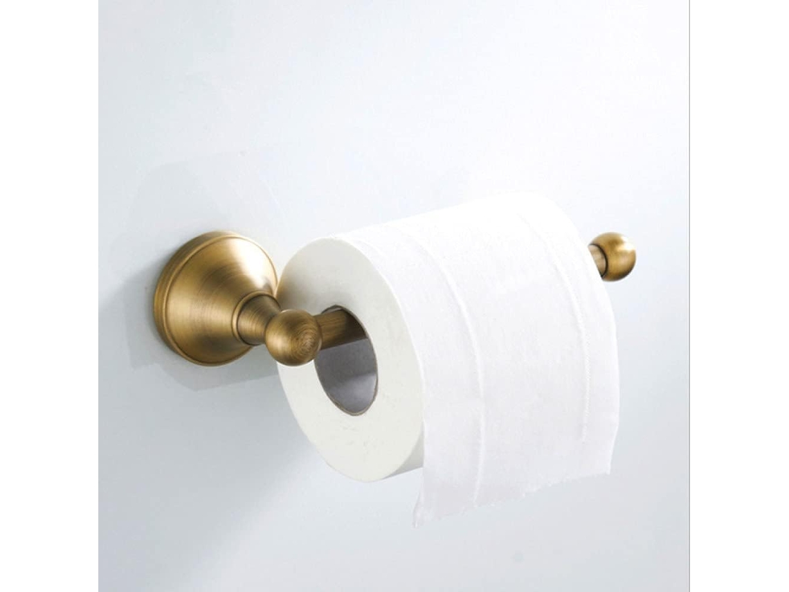 Porta-papel Higiênico De Latão Lijucai, Conjunto De Acessórios Para Banheiro.