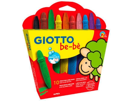 Lápis de Cera Com 10  Bebé