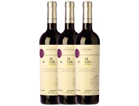 Vinho BARÓN DE LEY Barón De Ley Varietales Graciano Rioja Joven (0.75 L - 3 unidades)