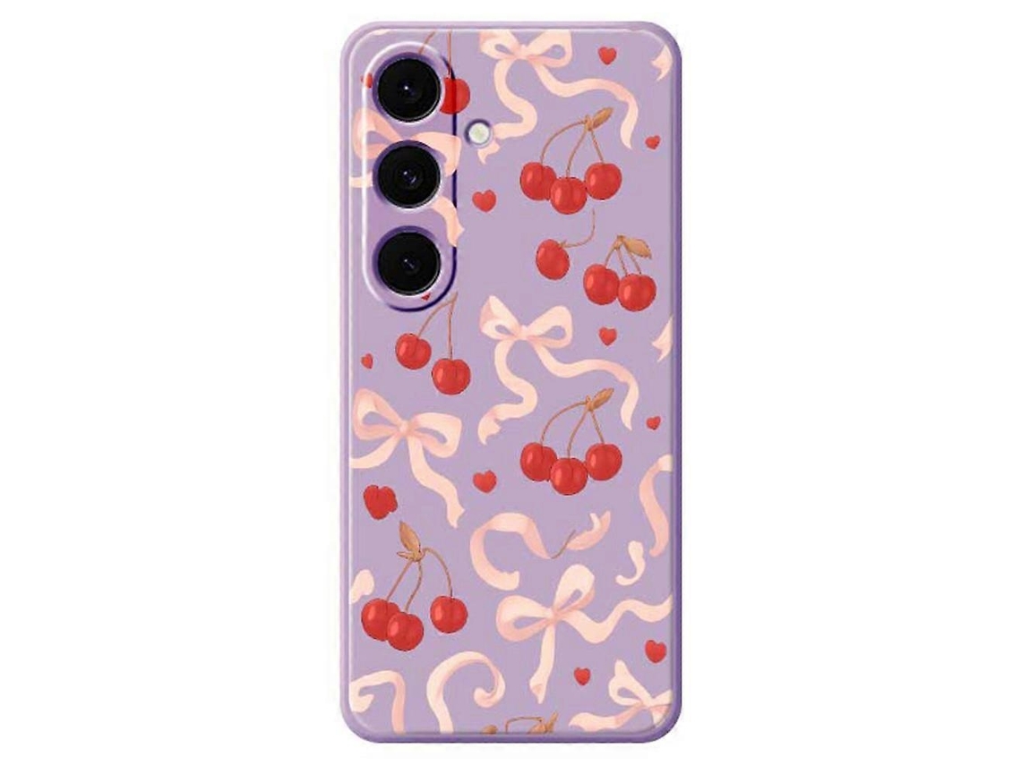 Capa Tpu Para Samsung Galaxy S25, Roxa, Elysve