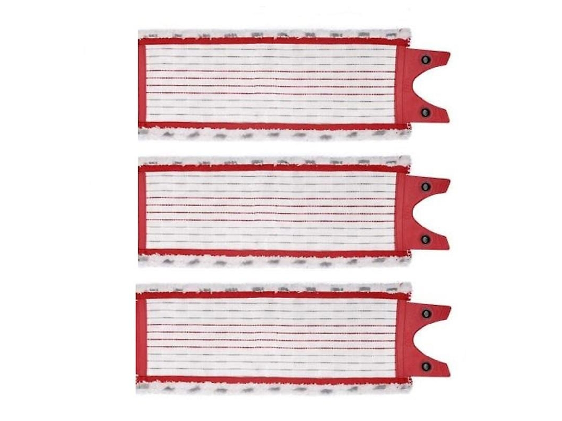 3 Peças/referência Refil De Pano Para Vassoura Spray Vileda Edelweiss Mop 1-2 Tamanho 36x14cm