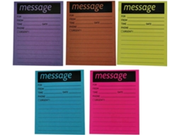 Bloco De Notas Colagem Automática De Mensagens Coloridas Em Papel Para Notas