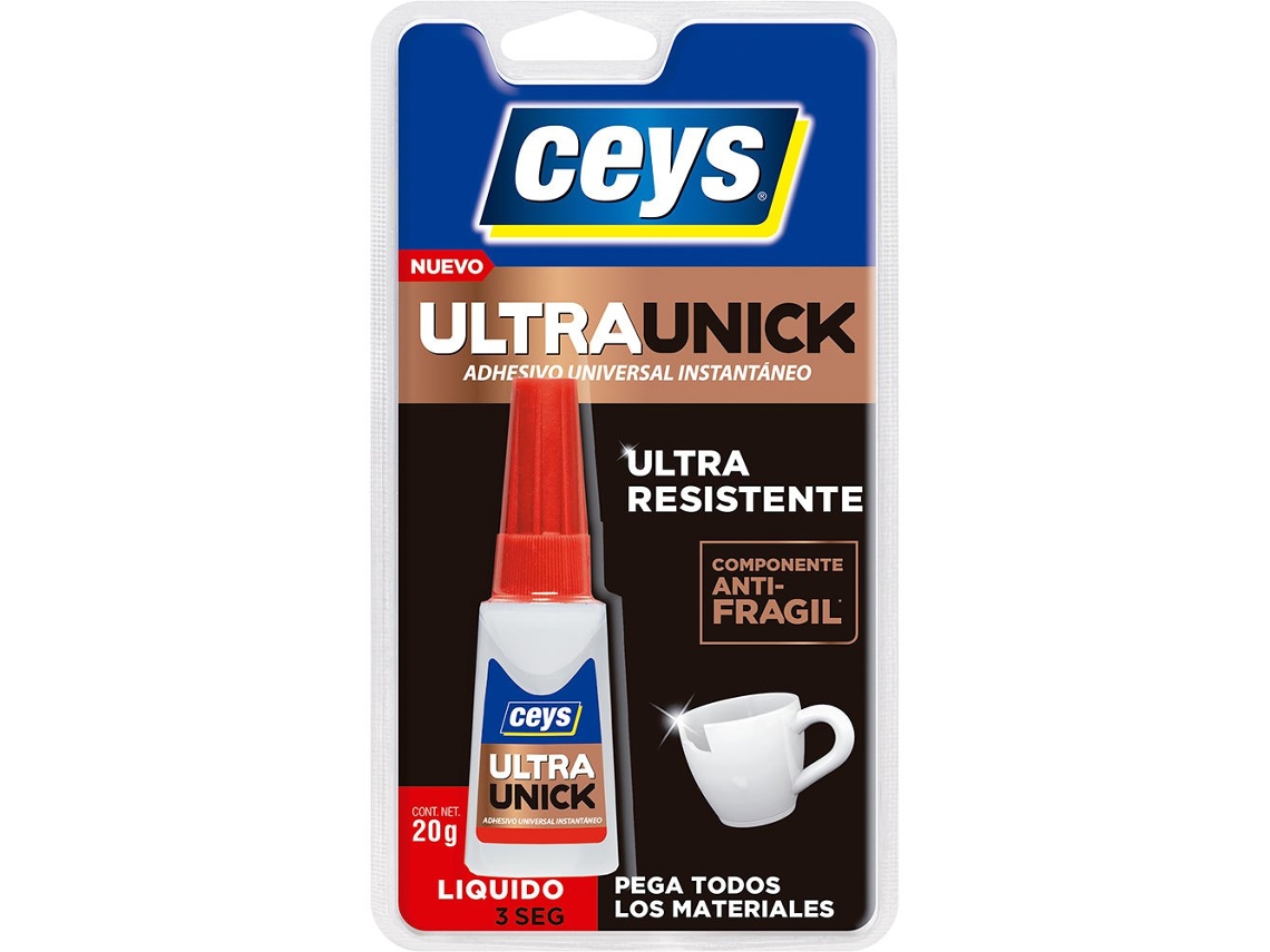 Adesivo CEYS Universal instantâneo 504004 20g (0,0500 kg - Tamanho Único)