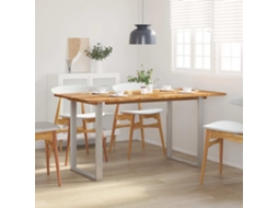 Vidaxl Mesa De Jantar 154x80x76 Cm Madeira De Acácia Maciça