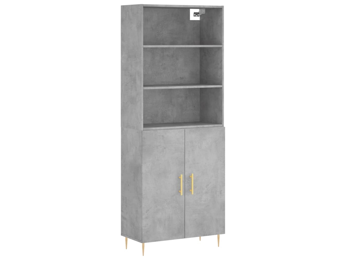 Highboard, Highboards Vidaxl Cinzeto Madeira Processada (n/a)