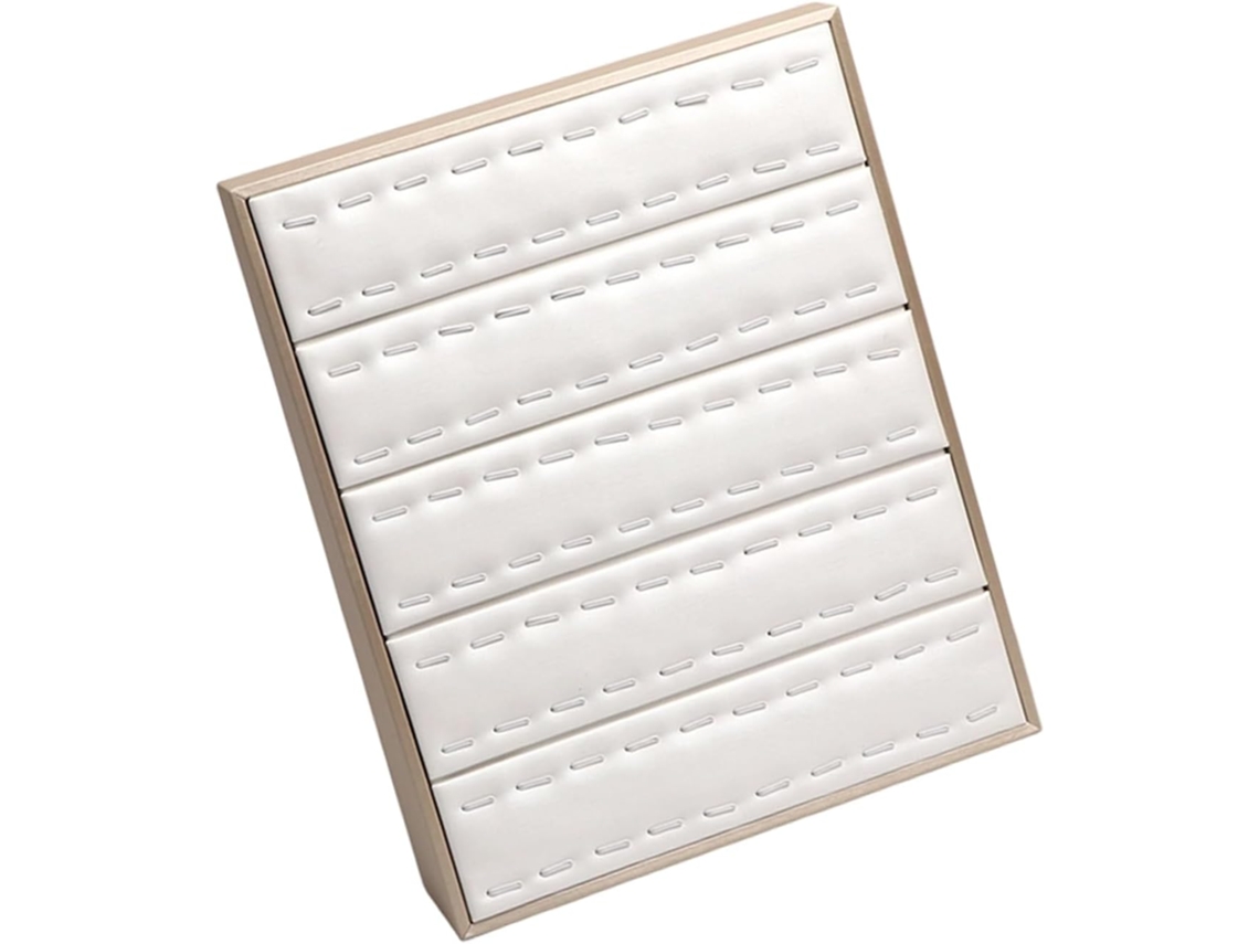 Suporte Para Joias Ideal Para Lojas, Exposições E Decoração De Casa, Com Um Moderno Acabamento Em Couro.