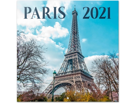 Calendário  Paris Color (2021 - 30 x 30 cm)
