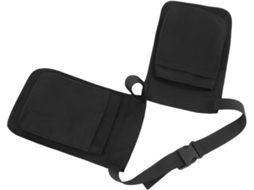 Bolsa para ferramentas Villcase com vários compartimentos com zíper, poliéster leve, design versátil e ajuste regulável.