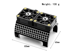 Dissipador De Calor Com Duas Ventoinhas Para Carro De Controle Remoto Big X 8s Kraton 1717 4985 Motor Sr-22