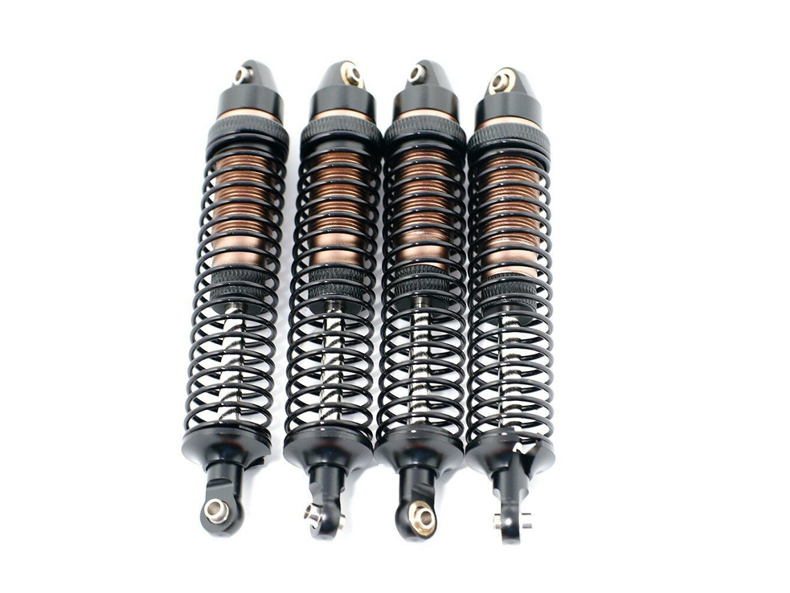 Amortecedor De Amortecedores Atualizado 4 Peças, Com Enchimento De Óleo Para Trx4 Trx6 Scx10 I Ii Rgt Yikong Racing 4082 4083 1/10 Rc, Carros, Veículo