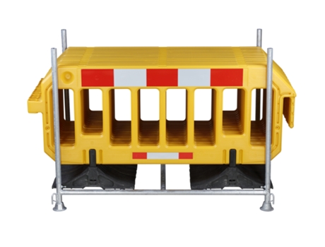 Rack de transporte de conjunto DANCOP com cercas de barreira