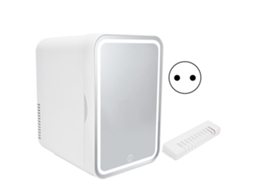Geladeira De Beleza Laxiscreed Com Luz Led E Espelho 8l Mini Para Armazenamento De Cosméticos