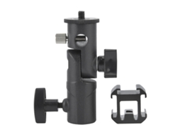 Swivel Tri Hot Shoe Mount Adapter Flash Light Stand Holder Bracket e Mount Support LAXISCREED