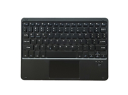Lurelia Teclado Bluetooth Universal Com Trackpad, Teclas Tipo Tesoura, Base Magnética, Ios Android Windows