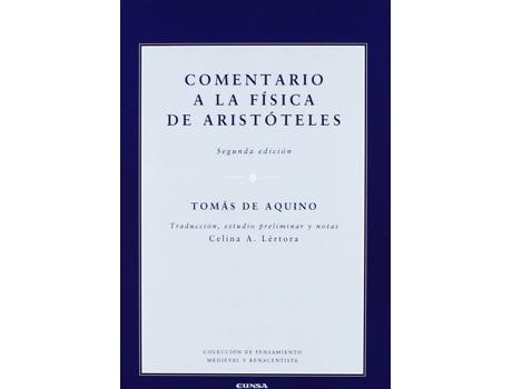 Livro Comentario A La Fisica De Aristoteles de Tomas De Aquino (Espanhol)
