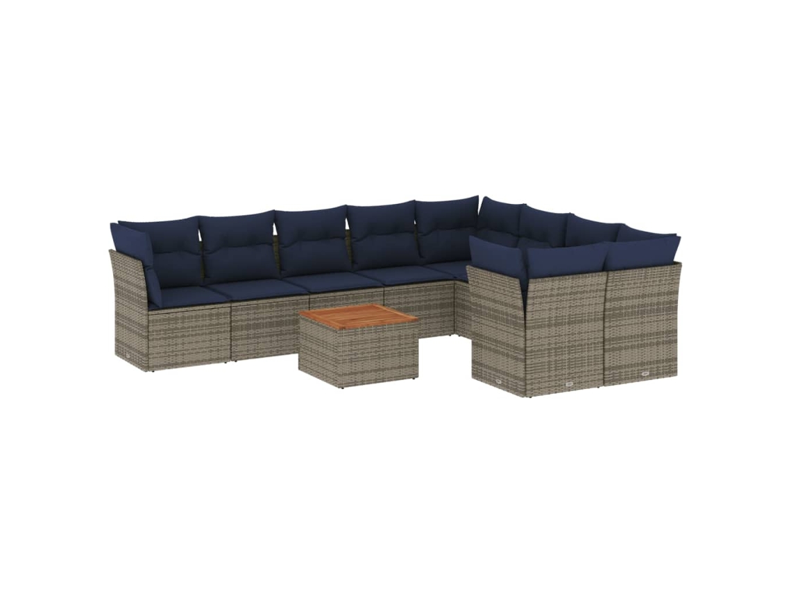 Garden Sofa Set, Garden Sofa Sets Vidaxl Cinzeto Rattan / Vime (n/a)