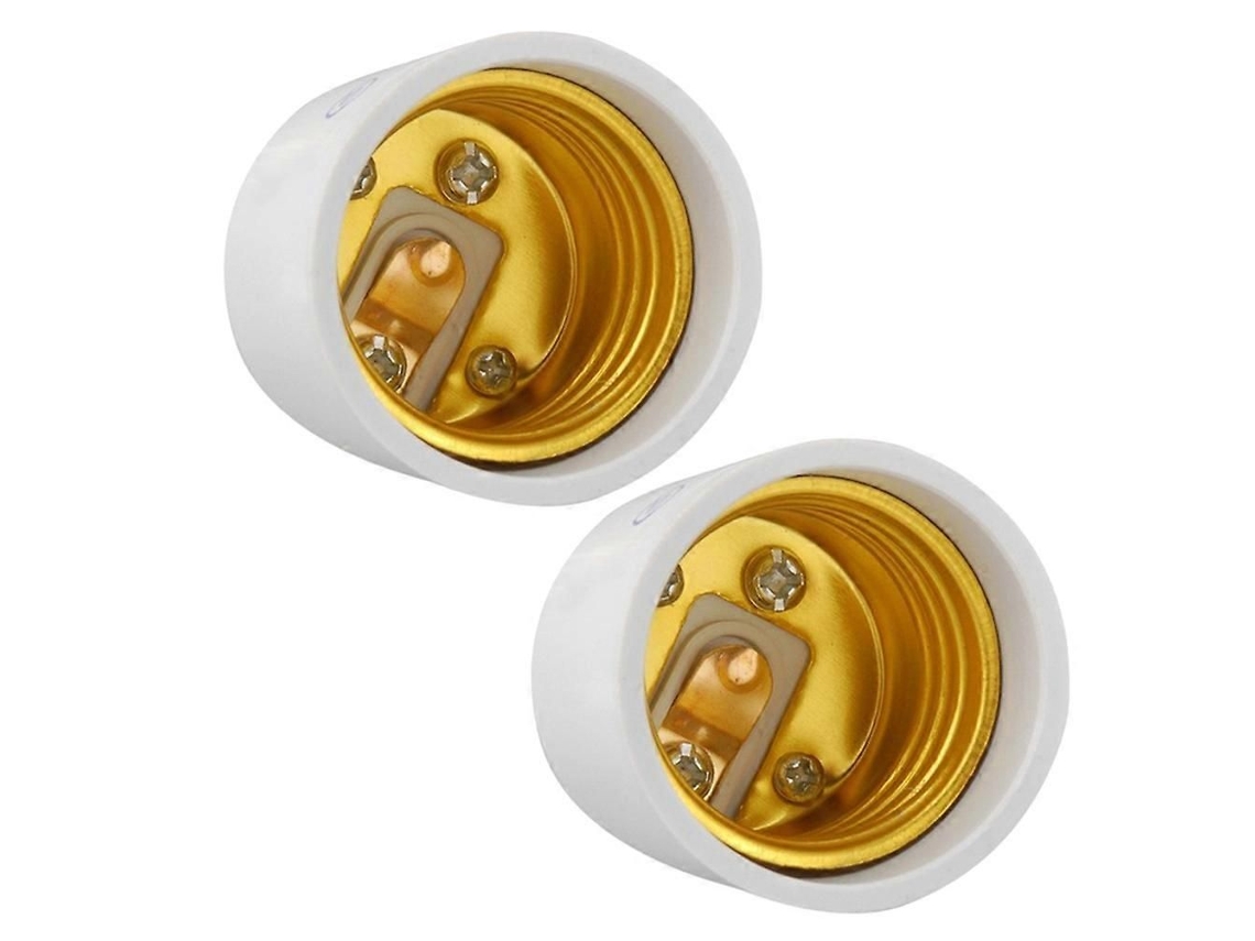 2 Adaptadores De Lâmpada Gu10 Para E27/e26 Com Base De Pino