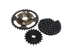 Kit de Engrenagem Business 36t, com Corrente 420, para Scooter, Bicicleta, Moto