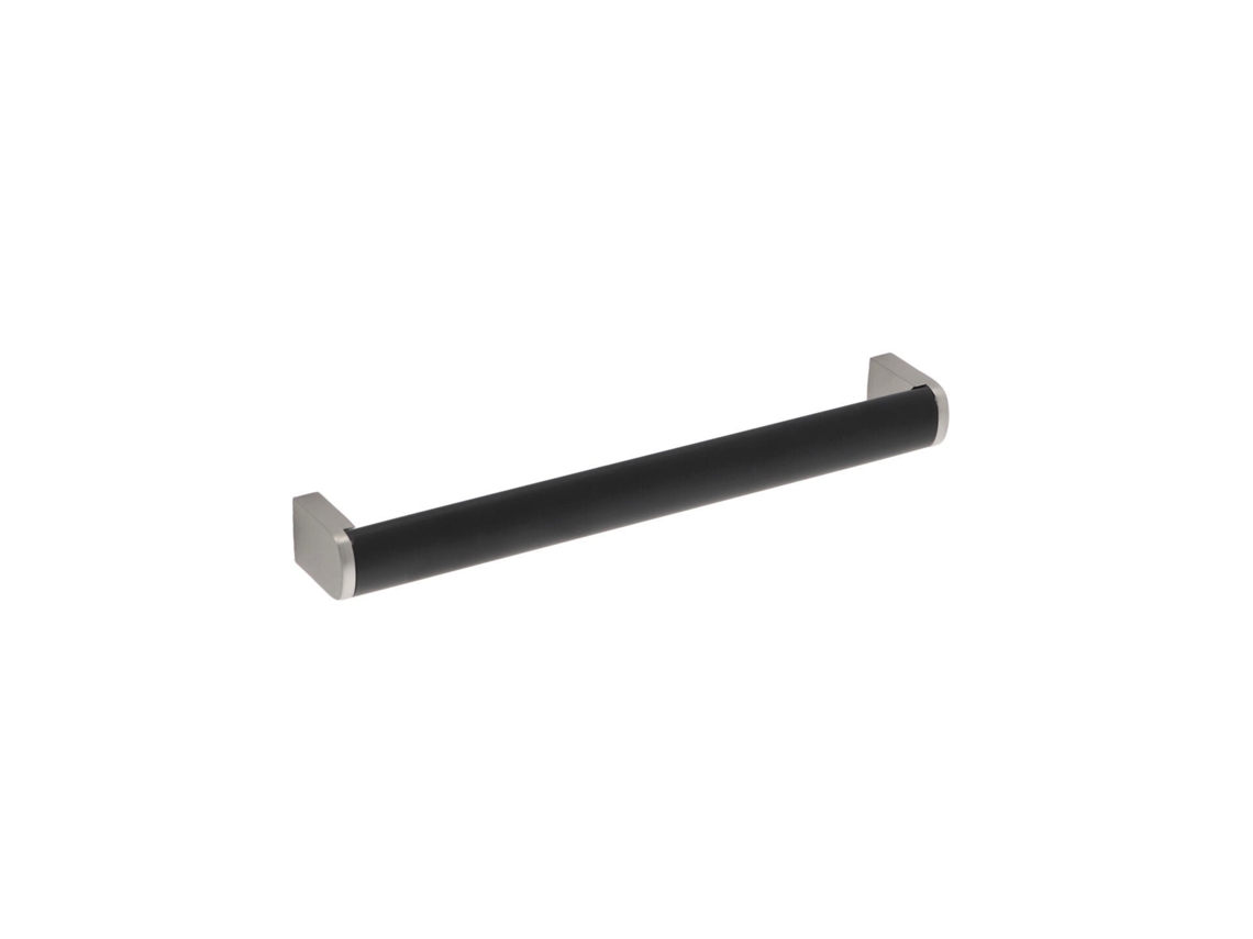 Puxador para Móveis em Aço Inoxidável e Zamac com 192 mm de distância entre centros e acabamento Níquel Acetinado, conjunto de 6 HARDWAREXCHANGE