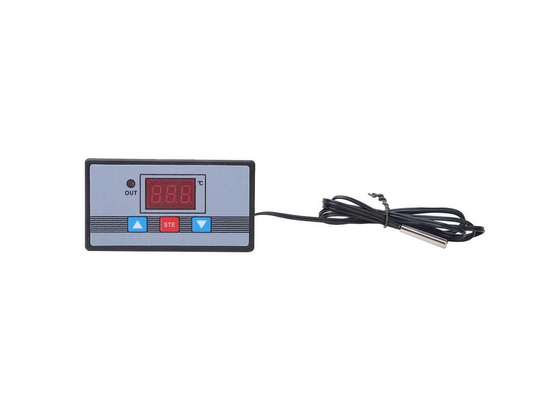 Controlador De Temperatura Digital Com Display Alto Precisão Switch Dc12v/dc24v/ac110-220v