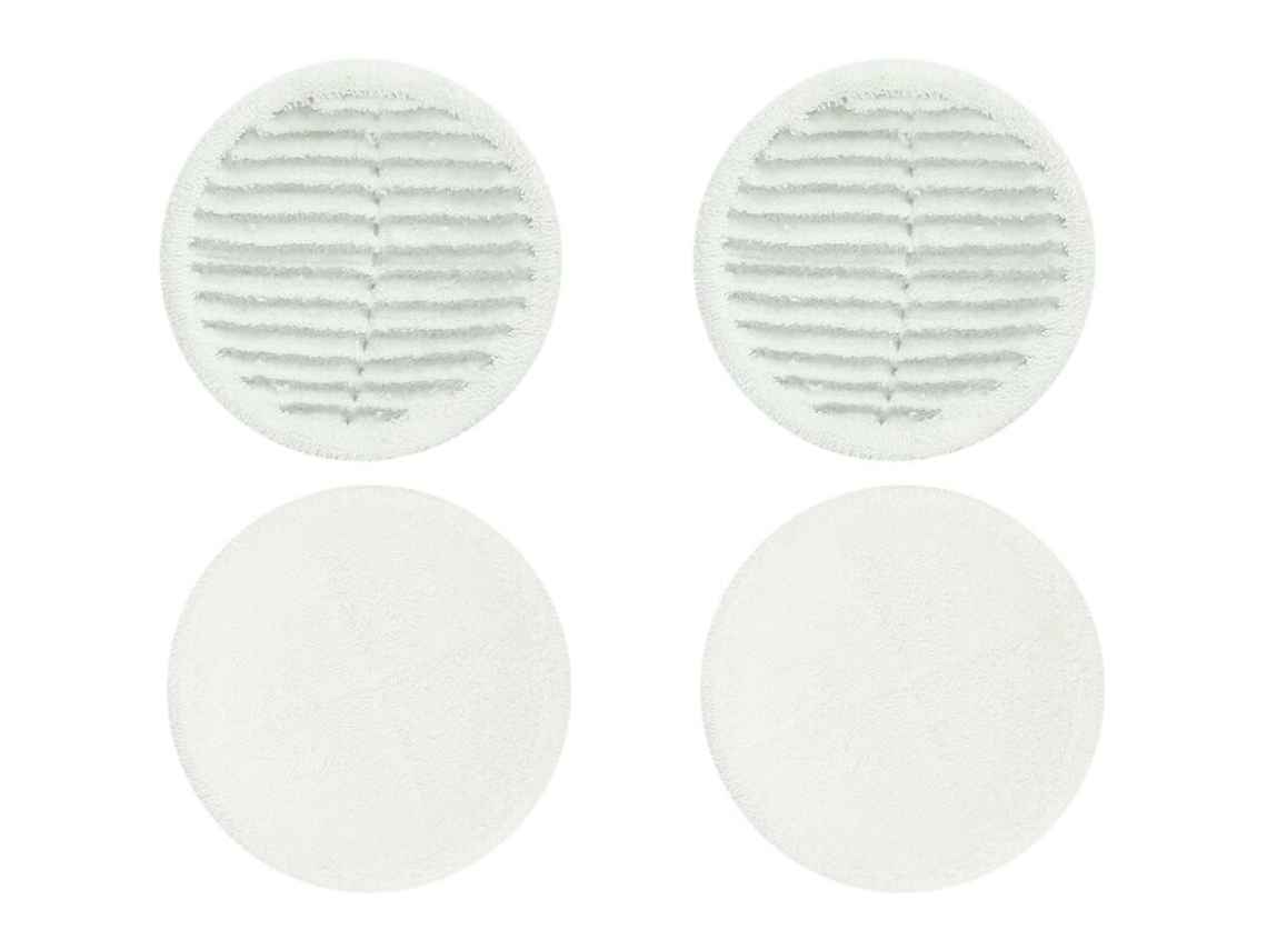 Conjunto de 4 Almofadas Substituição para Aspirador de Pó, Compatíveis com os Modelos Spinwave Mops Séries 2124 e 2039 BRILVIBERA