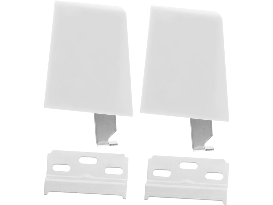 Dobradiças Ocultas Reforçadas Para Armários, 2 Peças, Brancas.