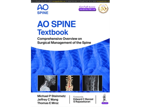 Livro AO Spine Textbook de Michael P Steinmetz (Inglês - Capa Dura)