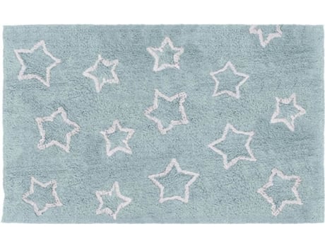 Tapete de Criança NAFNAF White Stars (120x160 cm - Azul)