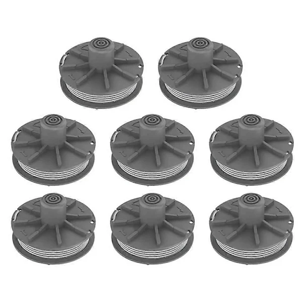 Compatível com Gardena 5307 20, Kit com 8 Carretéis de Fio para Aparador de Grama AQUAFORGE