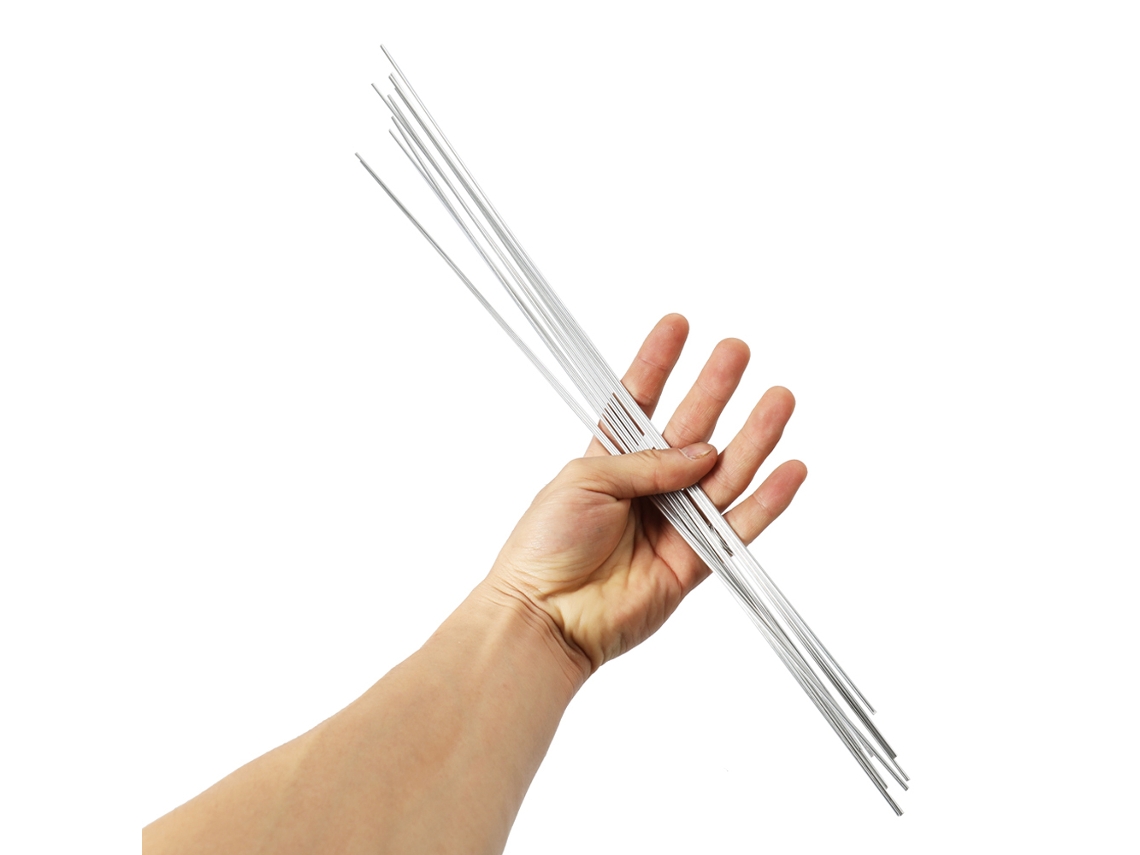 20 Peças De Cabo De Soldagem De Alumínio De Baixa Temperatura 2mm*500mm Vara De Soldagem Al-mg Sem Poeira De Soldagem